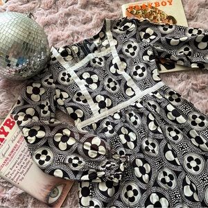 Vintage Floral Mini Dress